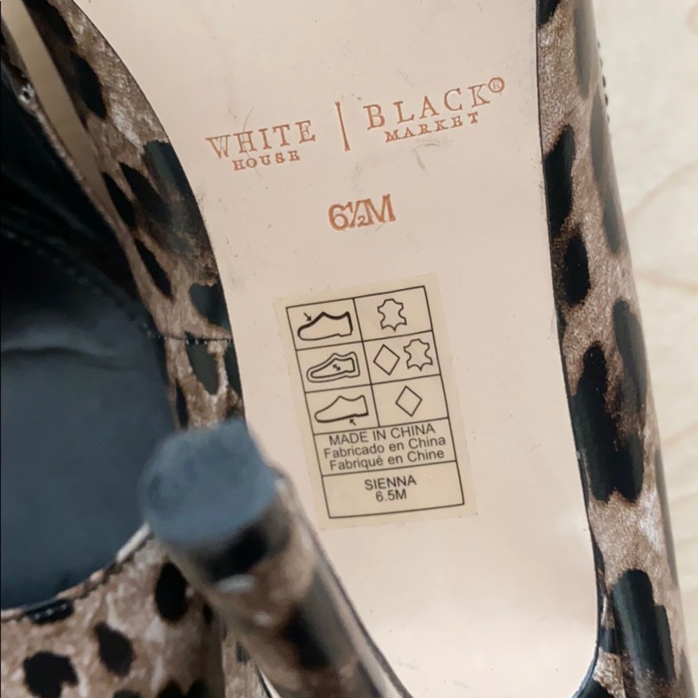 WHBM Leopard Pointy Heel - Picture 9 of 10